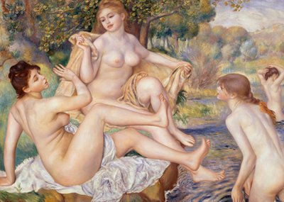 'De grote baadsters' Kunstkaart