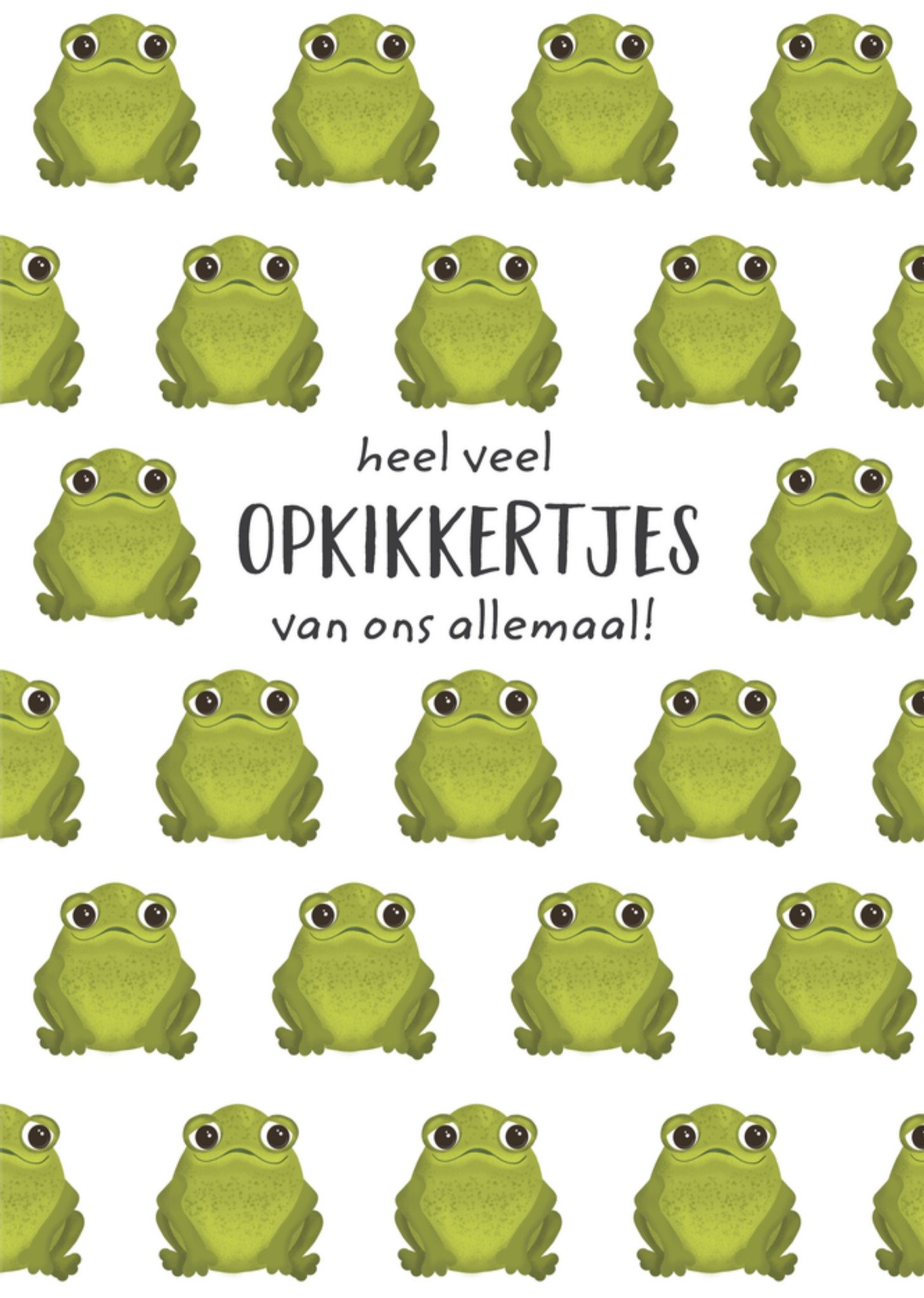 Beterschapskaart Van ons allemaal Kaart Tsjip