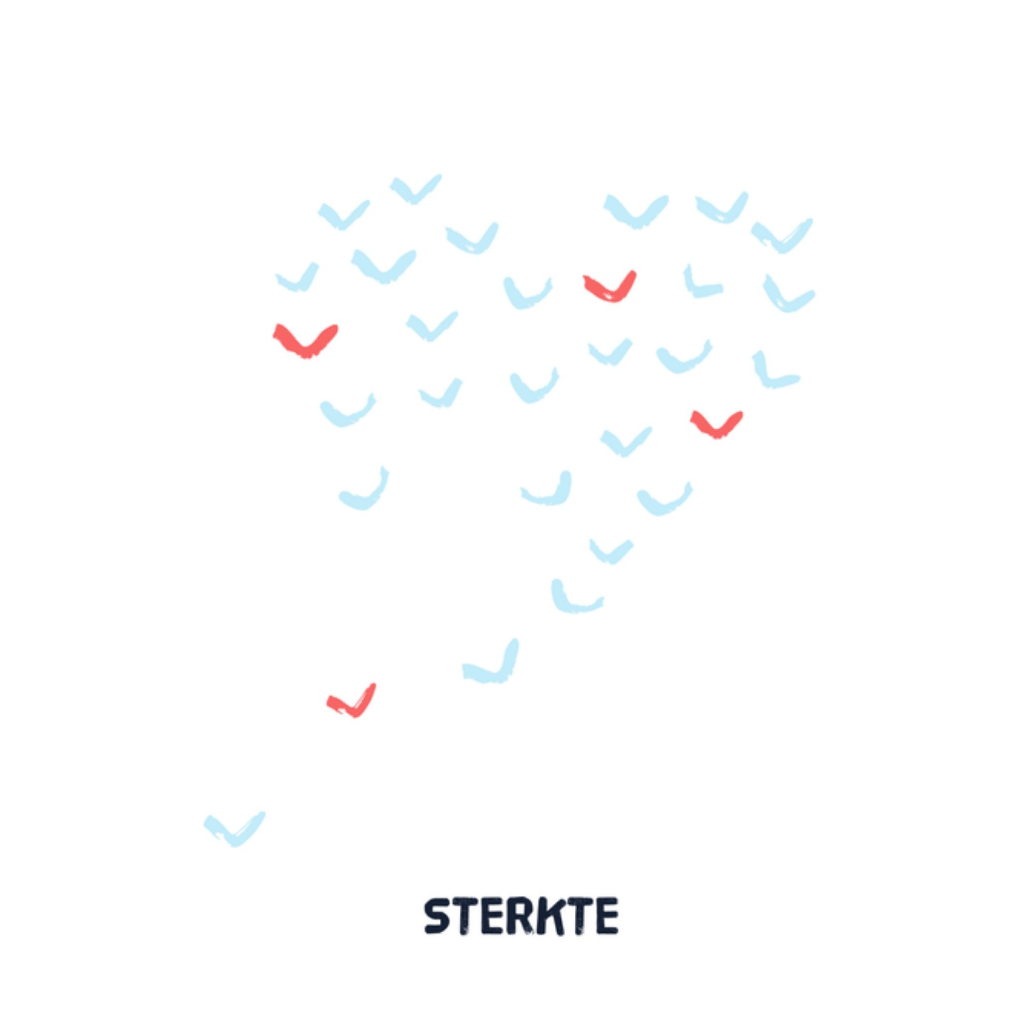 Kitchen of Smiles Condoleancekaart sterkte Vierkant