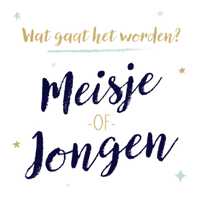 Greetz | Gender Reveal | meisje of jongen