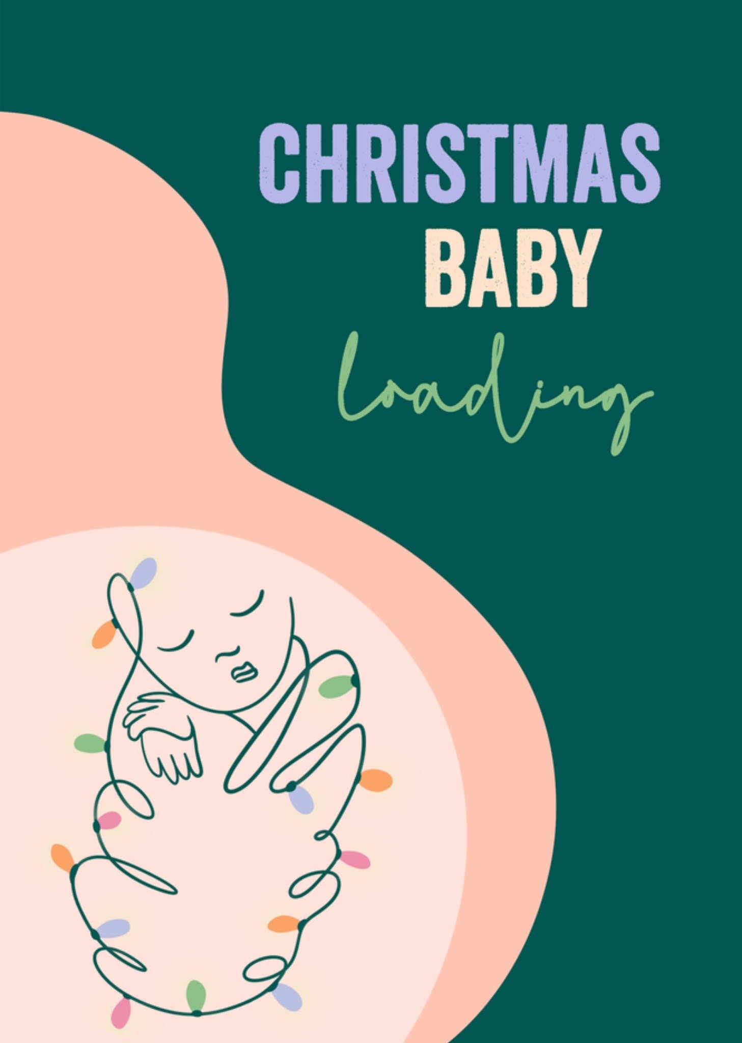 Greetz Kerstkaart Christmas baby loading Standard Card