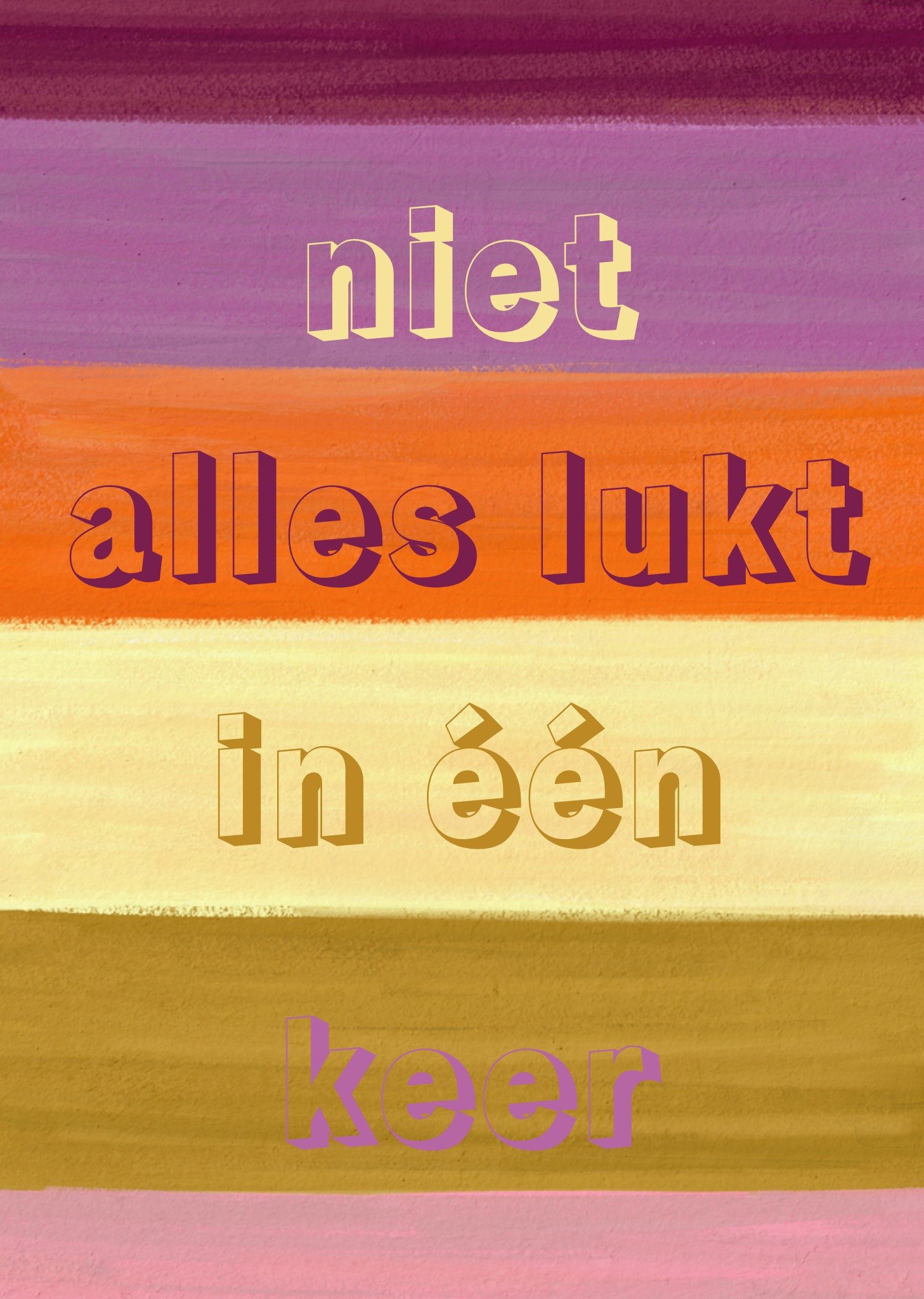 Gezakt kaart aanpasbare tekst Kaart Petit Konijn