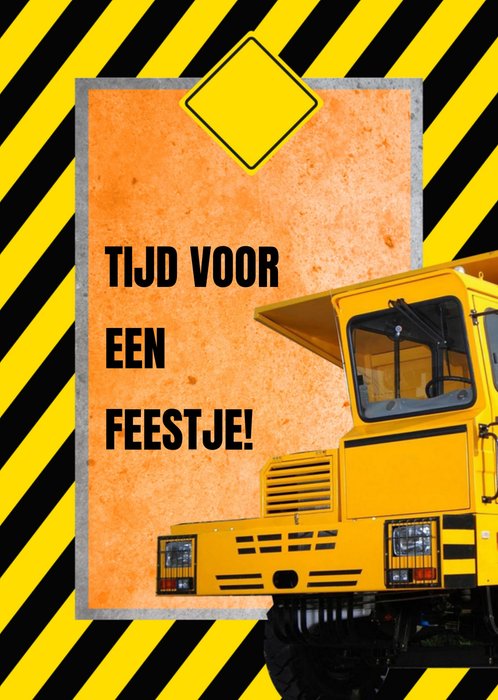 Uitnodiging met truck