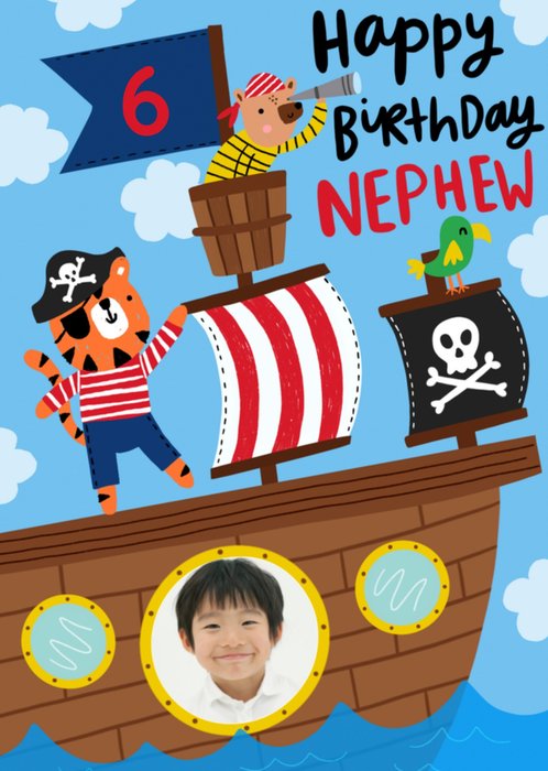 Greetz | Verjaardagskaart | Tiger piraat