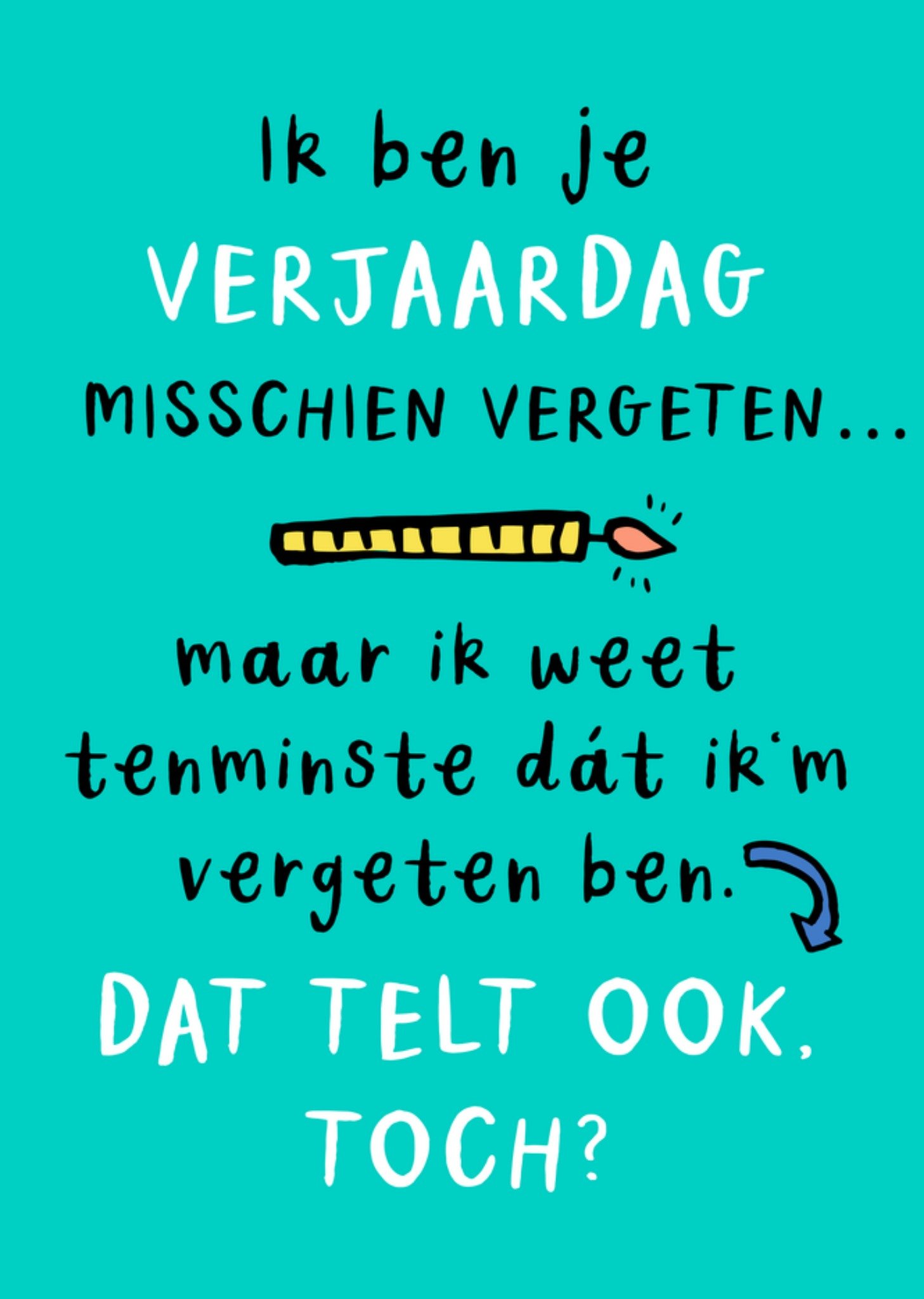 Verjaardagskaart Grappige Greetz