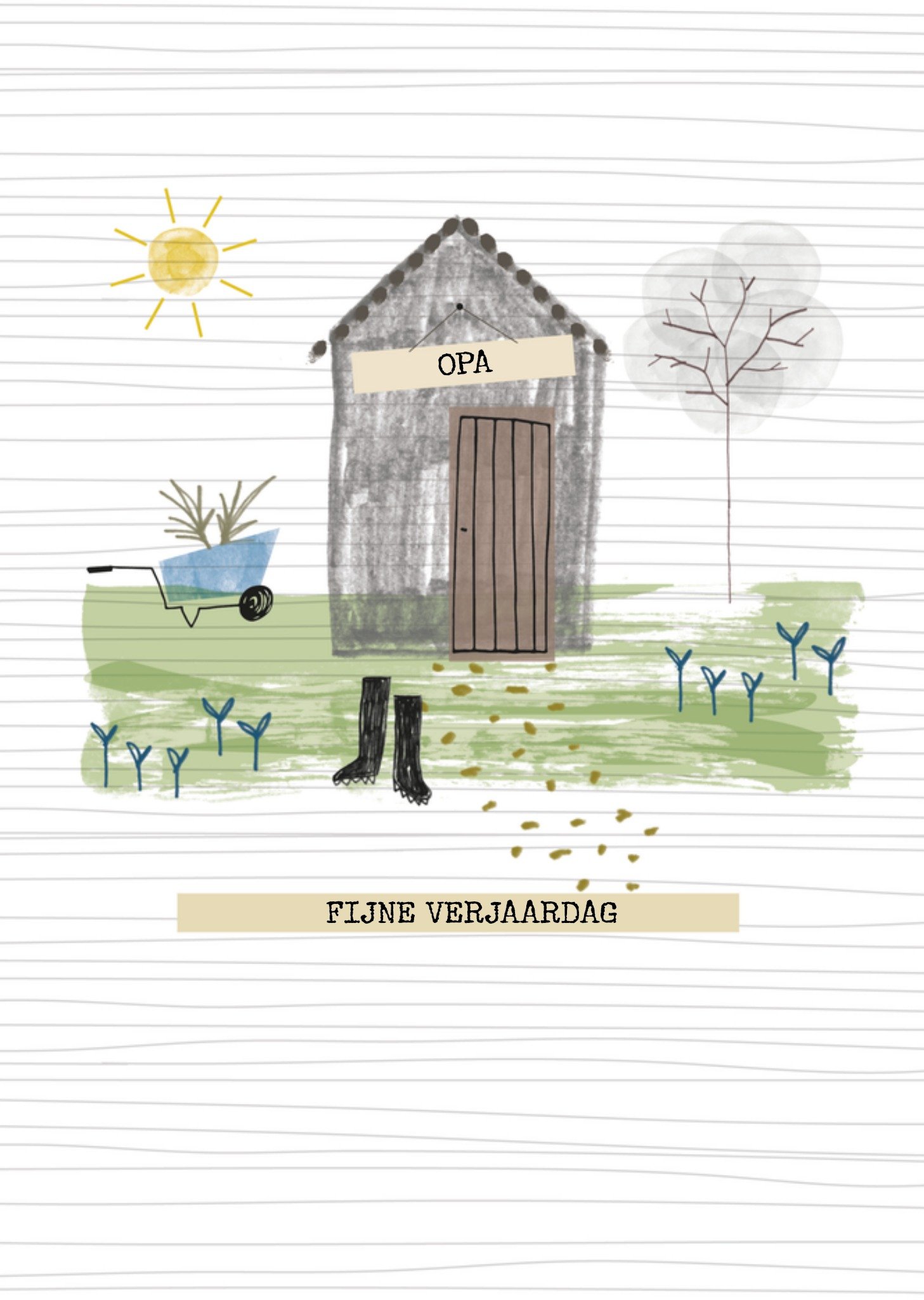 Verjaardagskaart Fijne verjaardag Kaart TMS