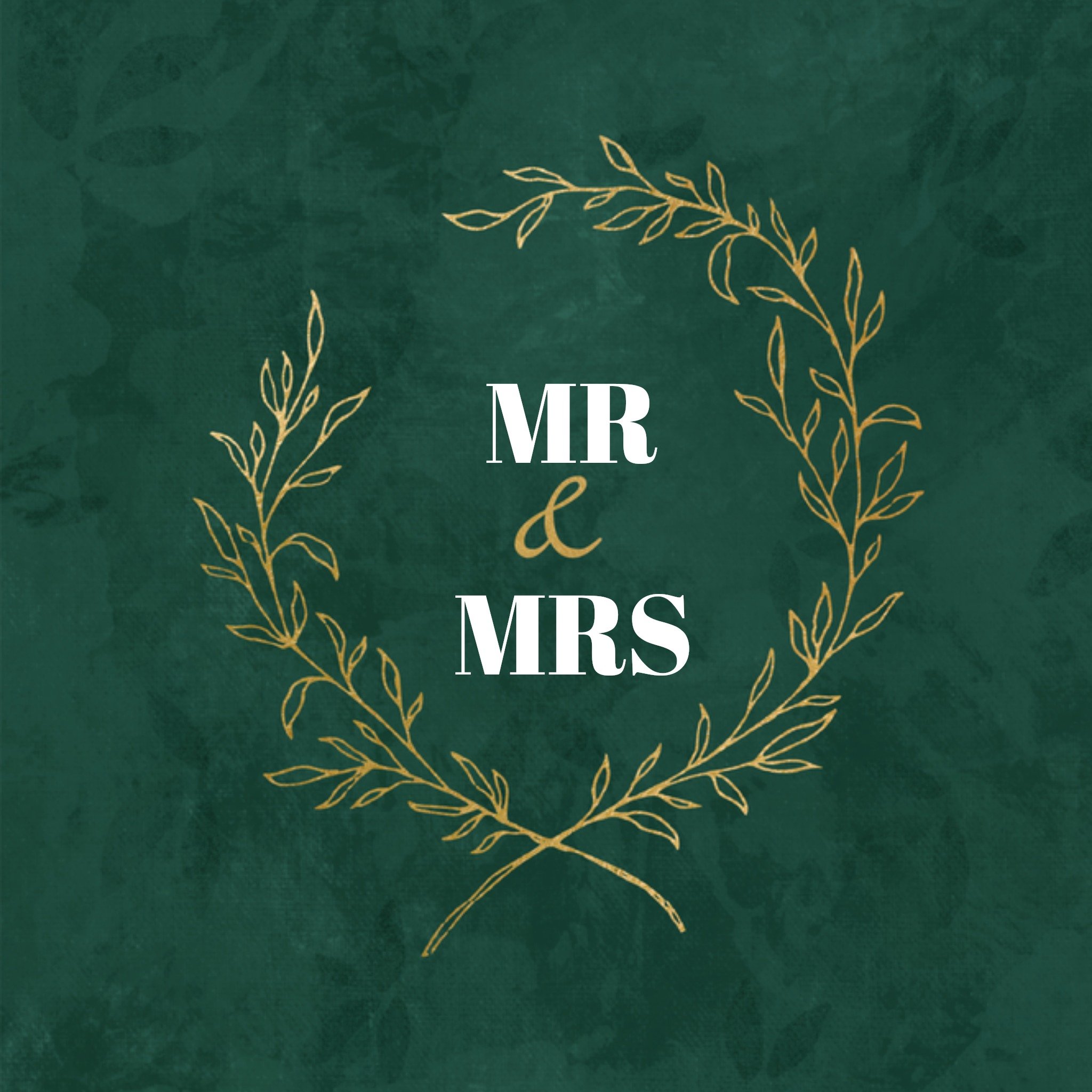 Greetz Huwelijkskaart Liefde Vierkant