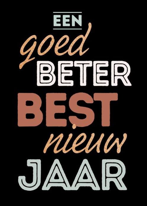 Greetz | Nieuwjaarskaart | goed beter best