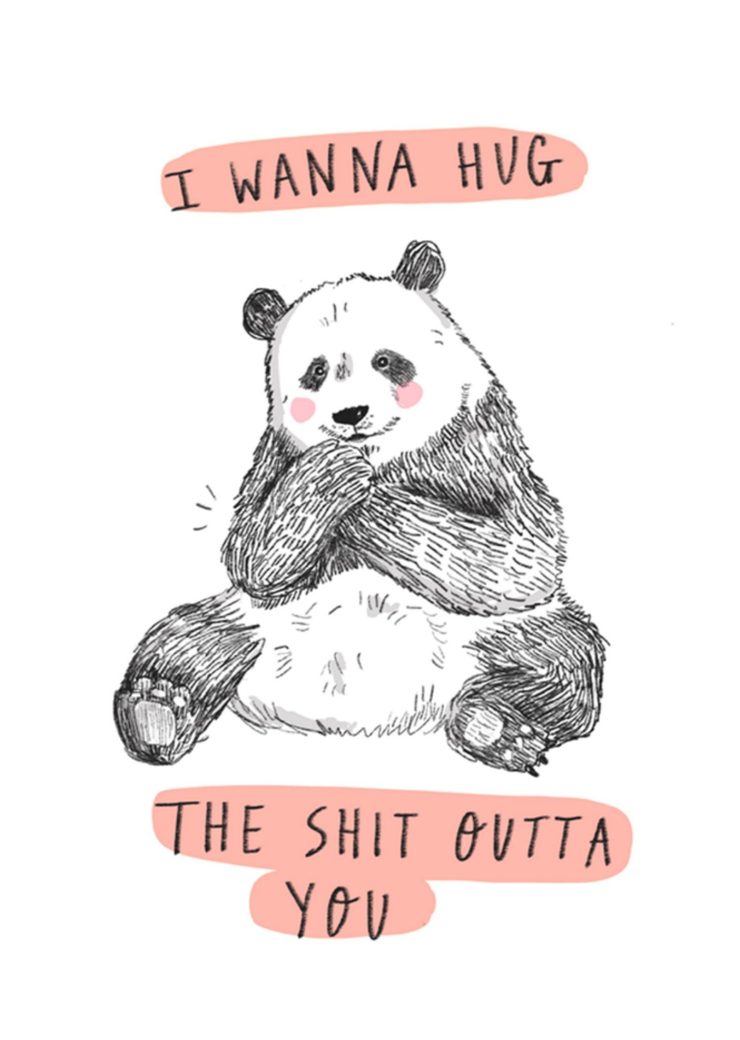 Verjaardagskaart panda Kaart Charly Clements