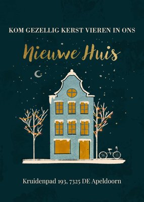 Greetz | Uitnodiging Kerstdiner | nieuwe woning