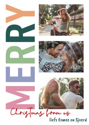 Greetz | Kerstkaart | Van ons | Met naam en fotos