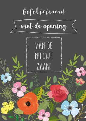 Tsjip | Opening nieuwe zaak | bloemen