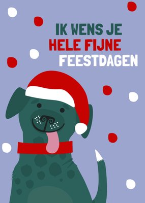 Greetz | Kerstkaart | Kerst hondje 