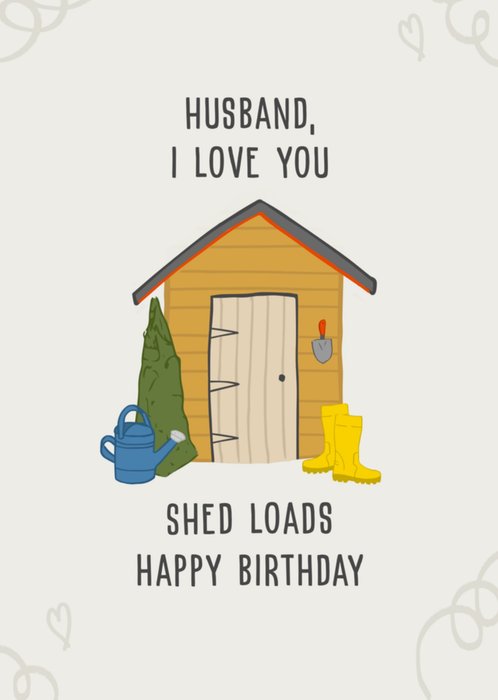 Greetz | Verjaardagskaart | I love you shed loads