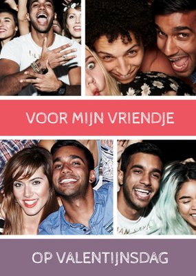 Collage Vriendje Valentijnsdag Kaart