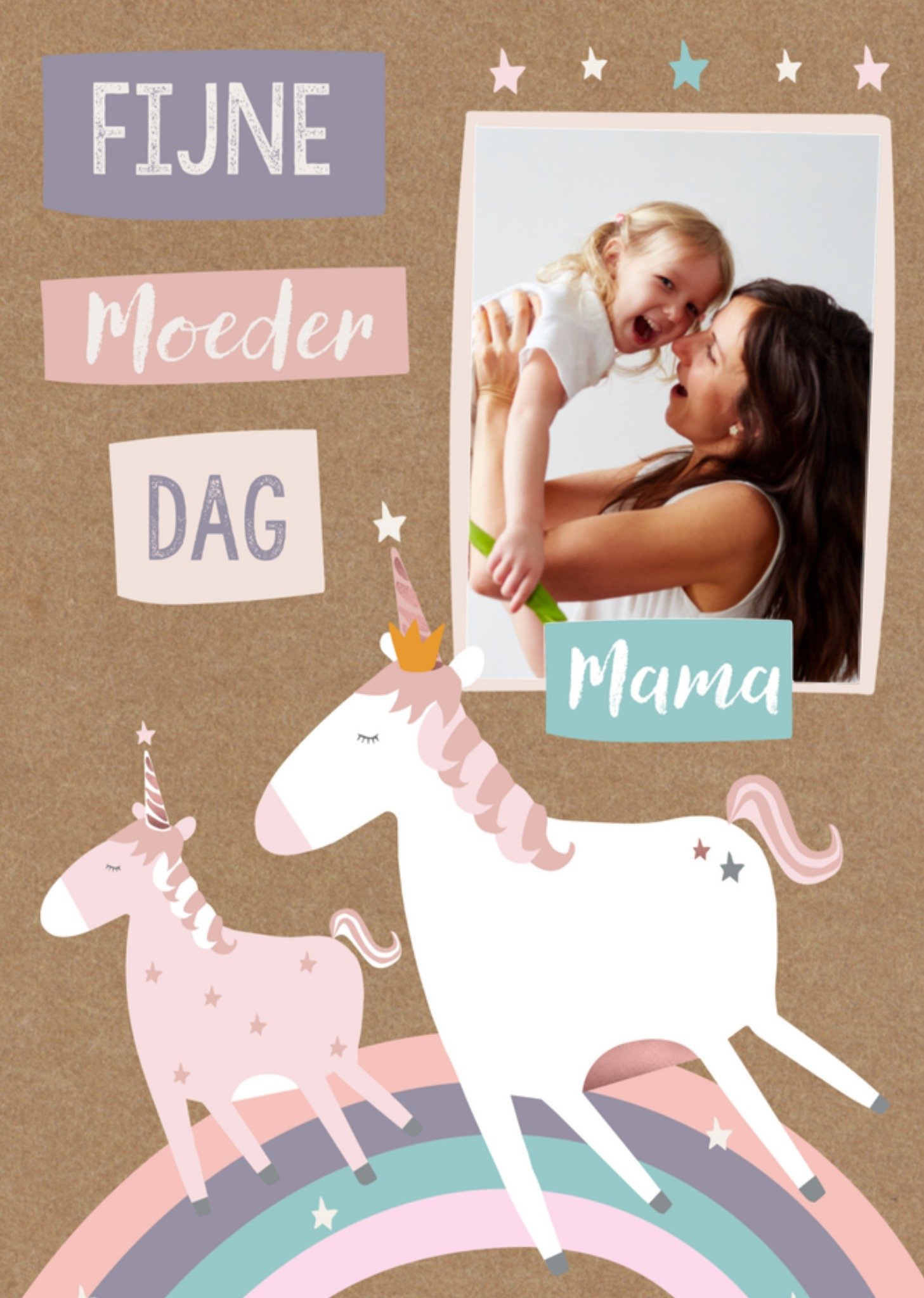 Greetz Moederdagkaart fotokaart mama Standard Card