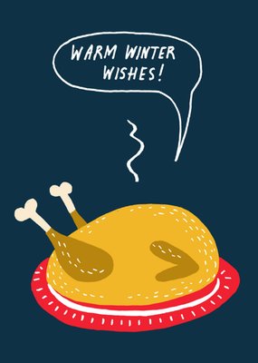 Charly Clements | Kerstkaart | kalkoen