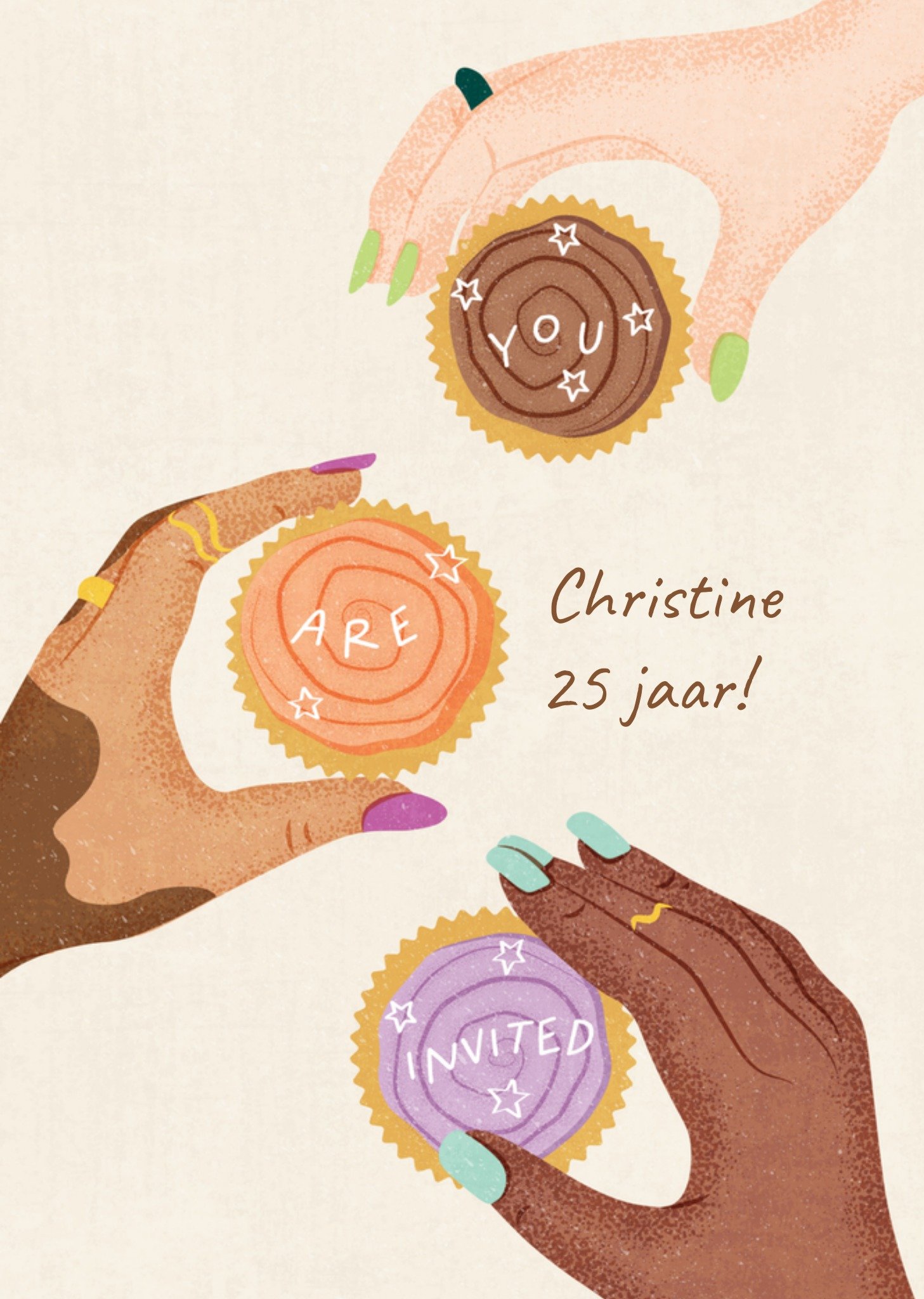 Melolelo Uitnodiging verjaardag met naam Standard Card