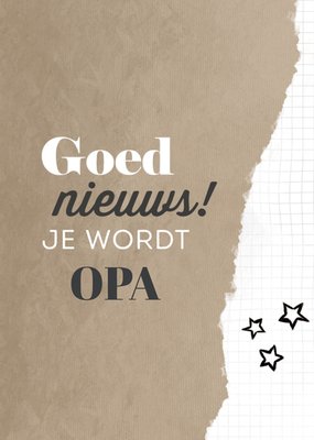 Greetz | Zwangerschapskaart | je wordt opa