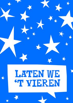 Tony Chocolonely | Felicitatiekaart | Laten we’t vieren