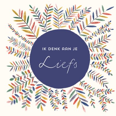 Greetz | Denken aan kaart | Liefs | Plantjes
