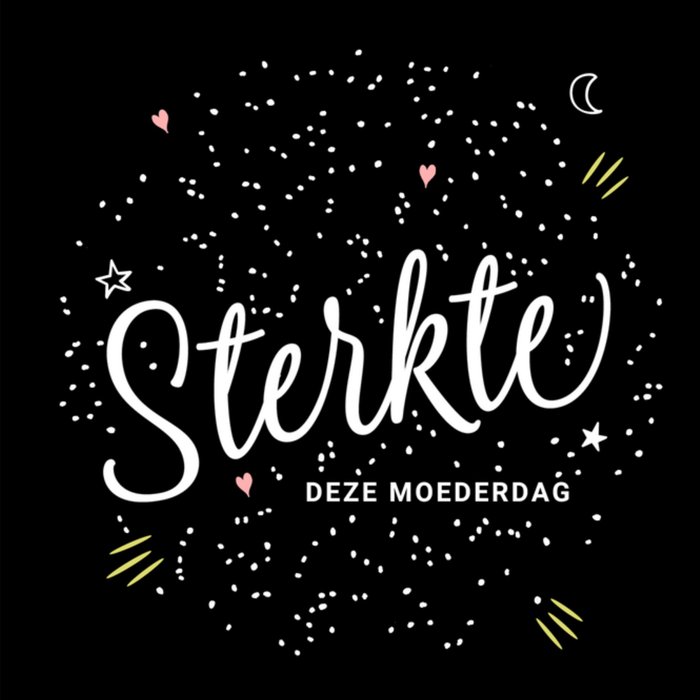 Luckz | Moederdagkaart | sterkte | denken aan