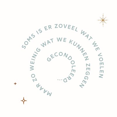 Greetz | Condoleancekaart | met tekst