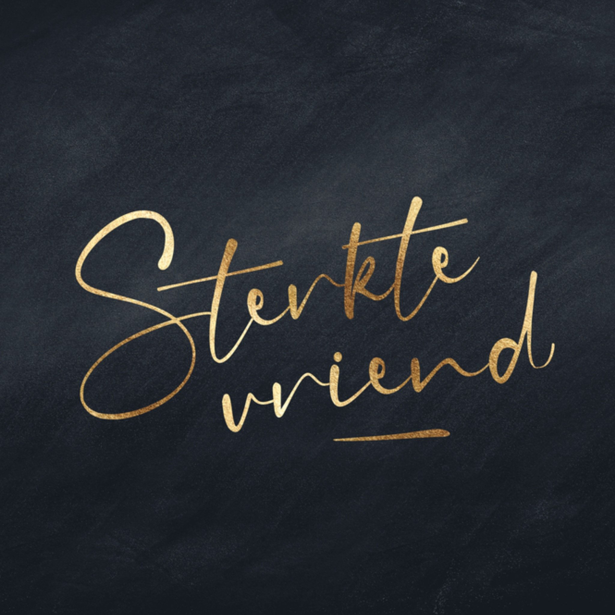 I Condoleancekaart Sterkte vriend Vierkante Kaart Luckz