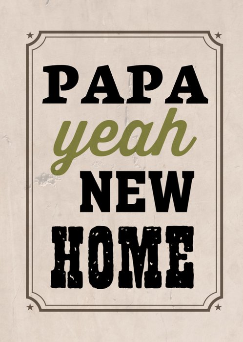 Greetz | Nieuwe woning kaart | papa