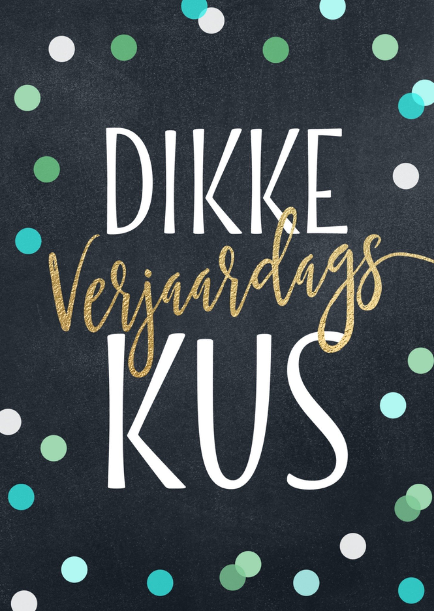 Verjaardags kaart Stippen Kaart Luckz