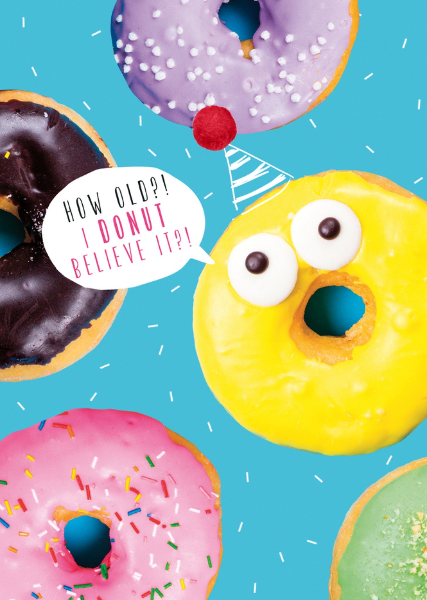 Verjaardagskaart Donut believe it Kaart UK Greetings