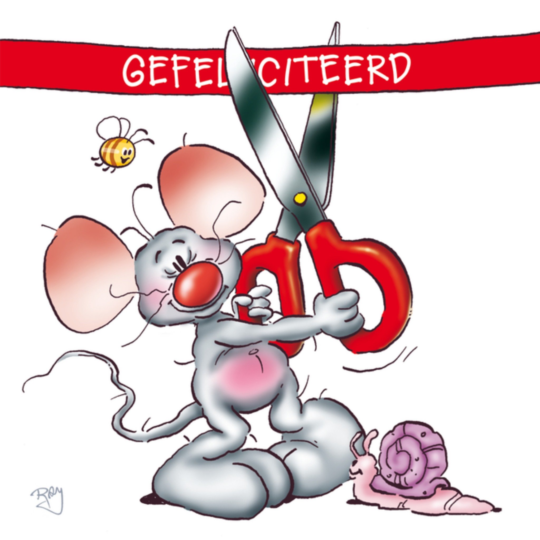 Nieuwe zaak kaart Kleindochter Vierkante Kaart Doodles