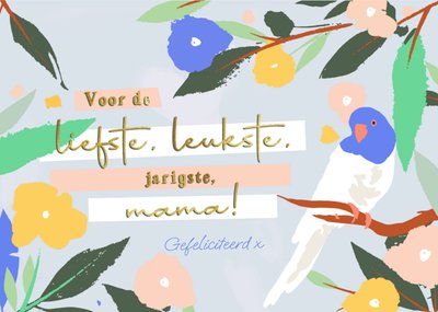 Greetz | Verjaardagskaart | Mama | Aanpasbare tekst