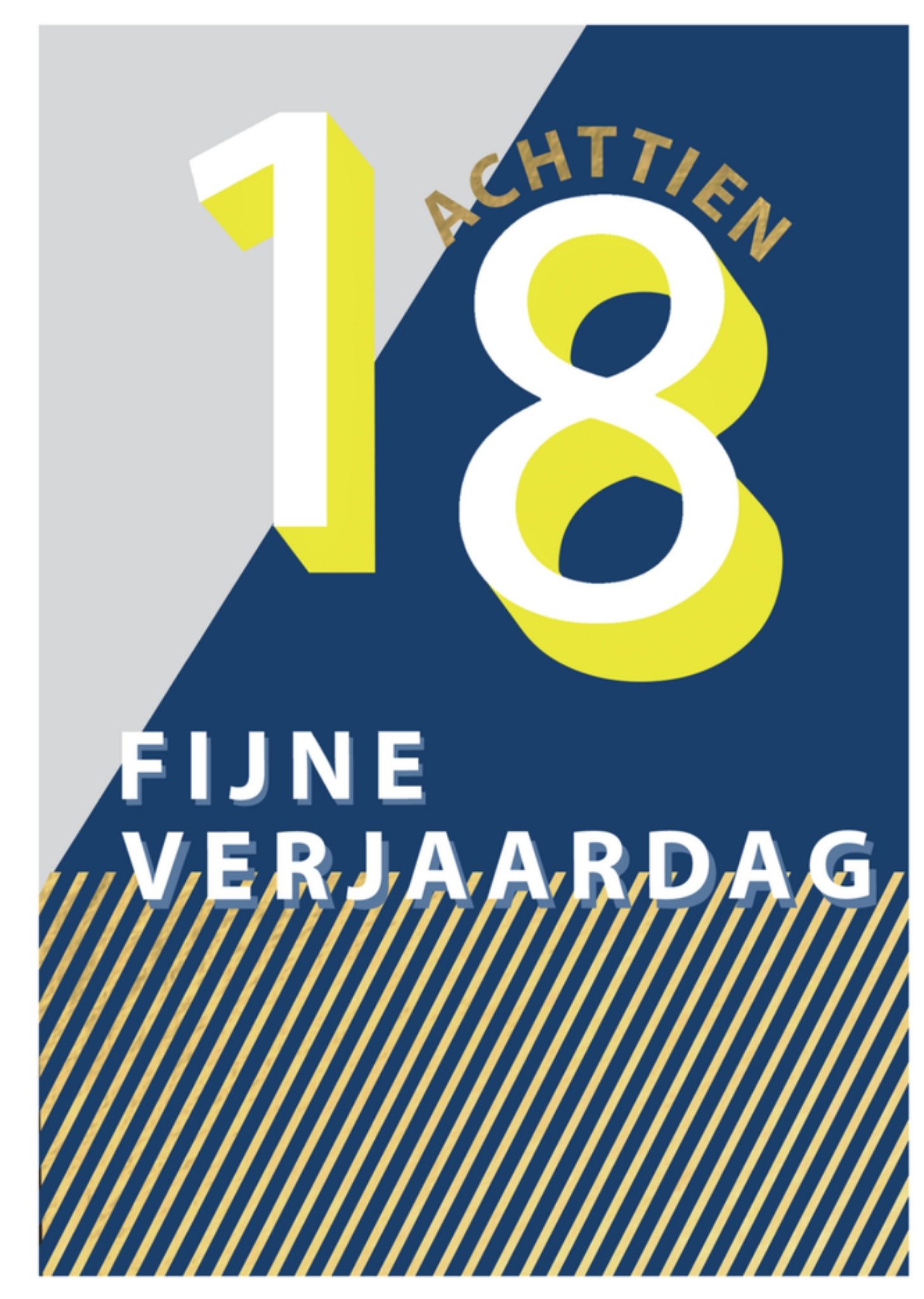 Abacus Verjaardagskaart 18 Kaart Abacus Cards