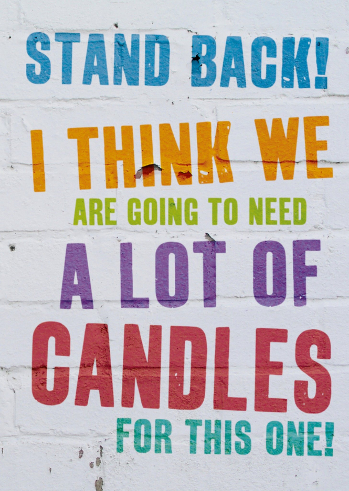 Verjaardagskaart grappig Kaart Brainbox Candy