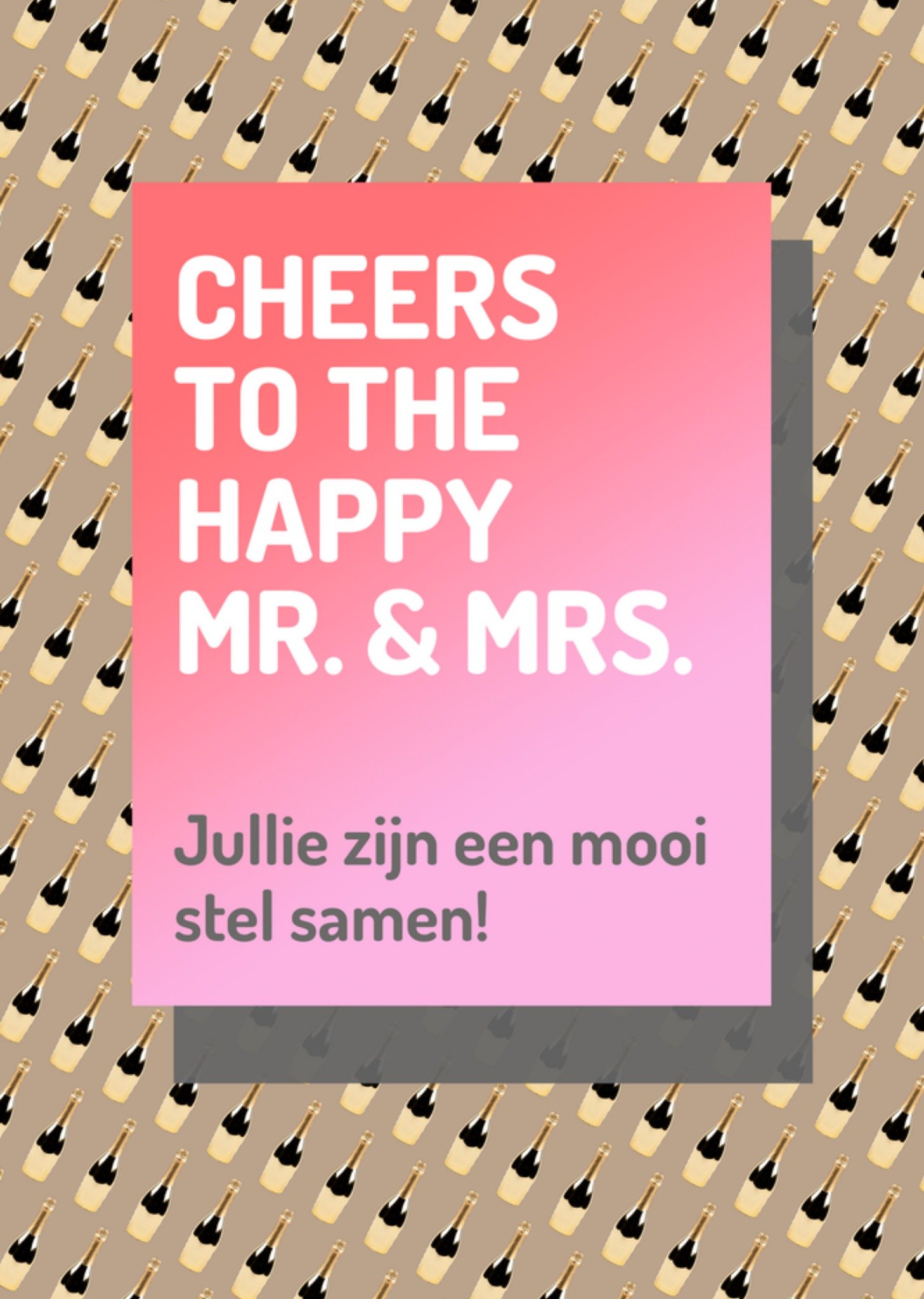 Huwelijkskaart Mr Mrs Kaart Love Repeat