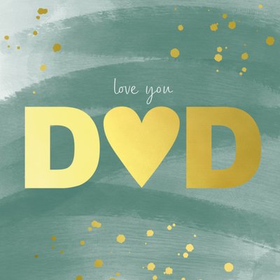 Tsjip | Vaderdagkaart | Love you | Dad | Goud