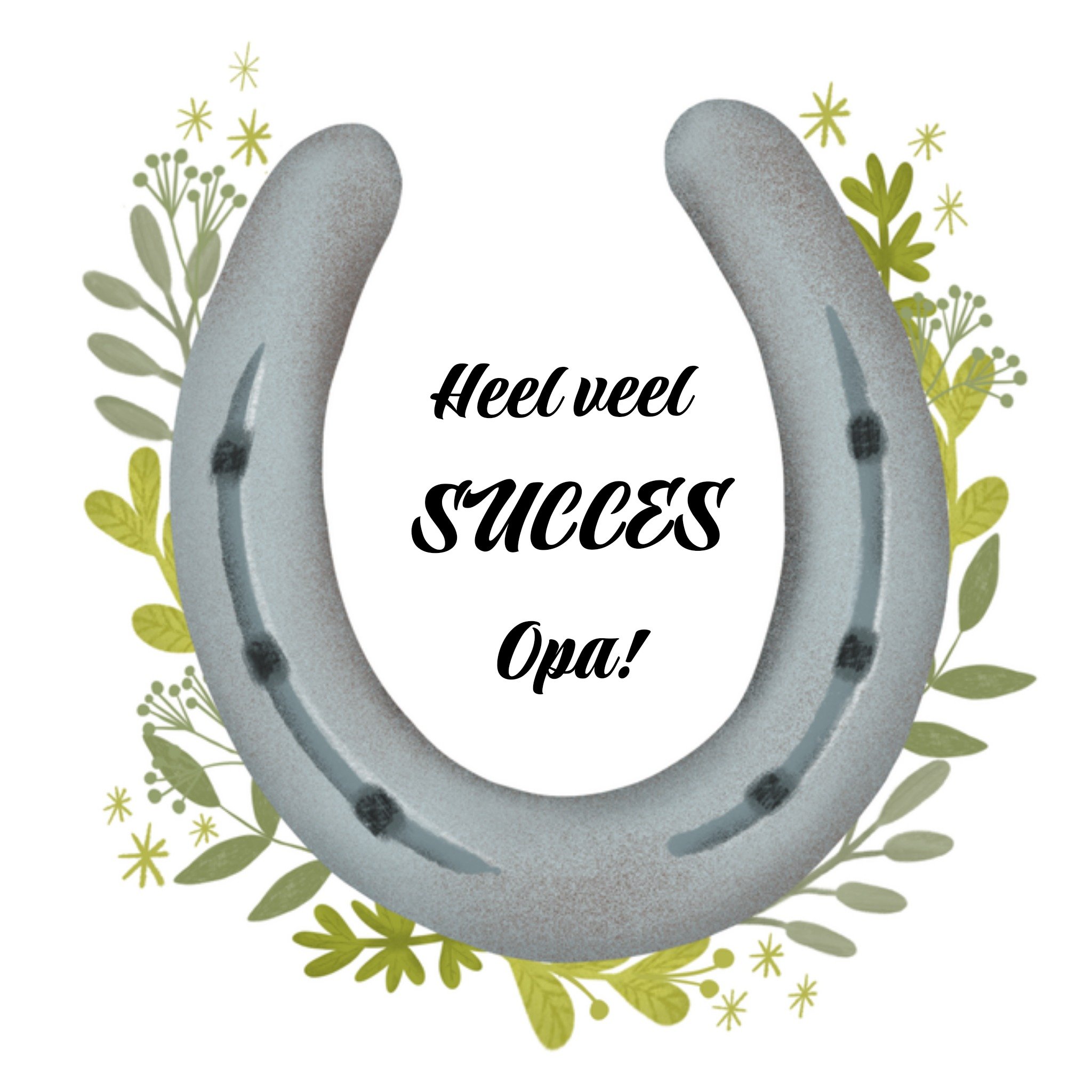 Succeskaart Opa Vierkante Kaart Tsjip