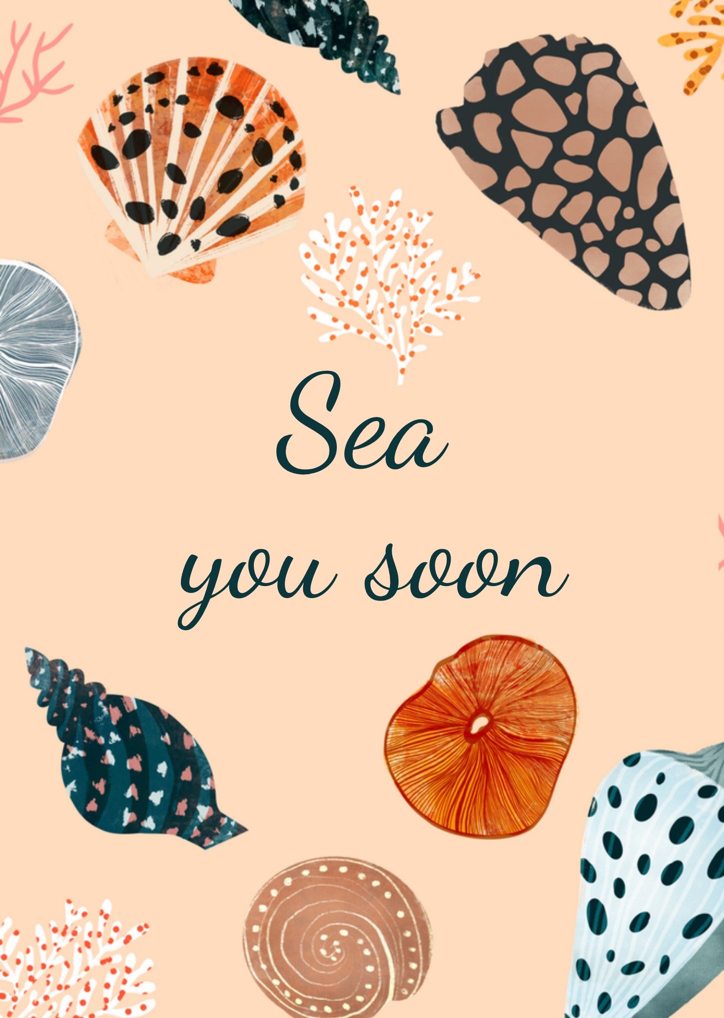 Zomaar kaart Schelpen Greetz