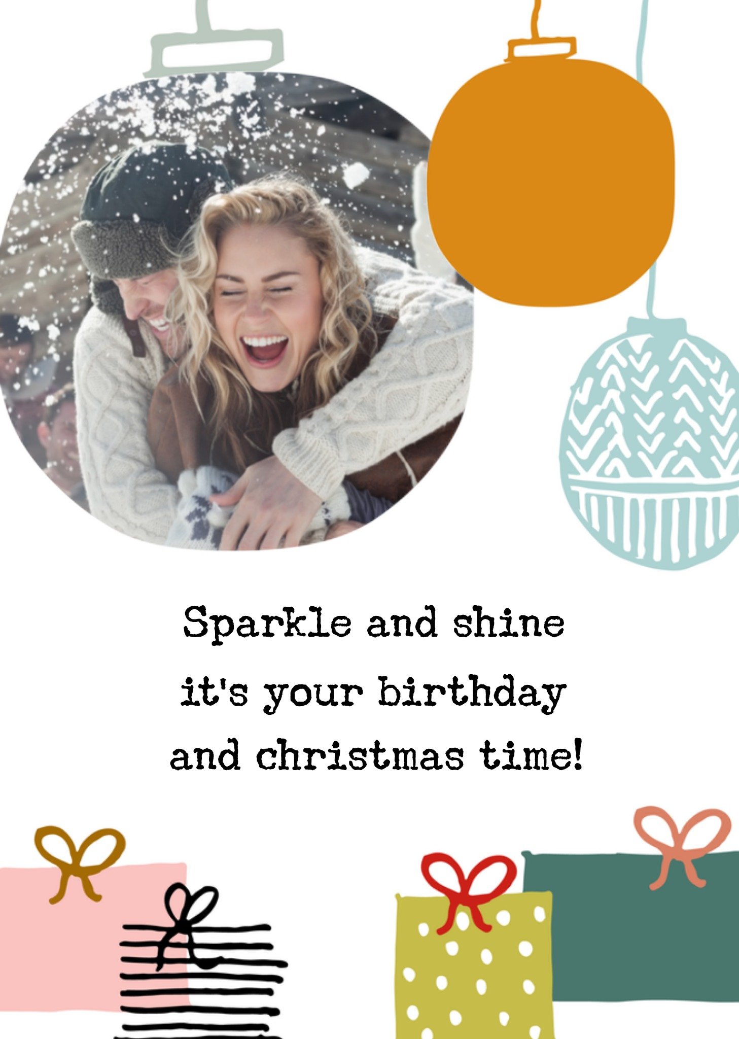 Greetz Kerstkaart Sparkle and shine Standard Card