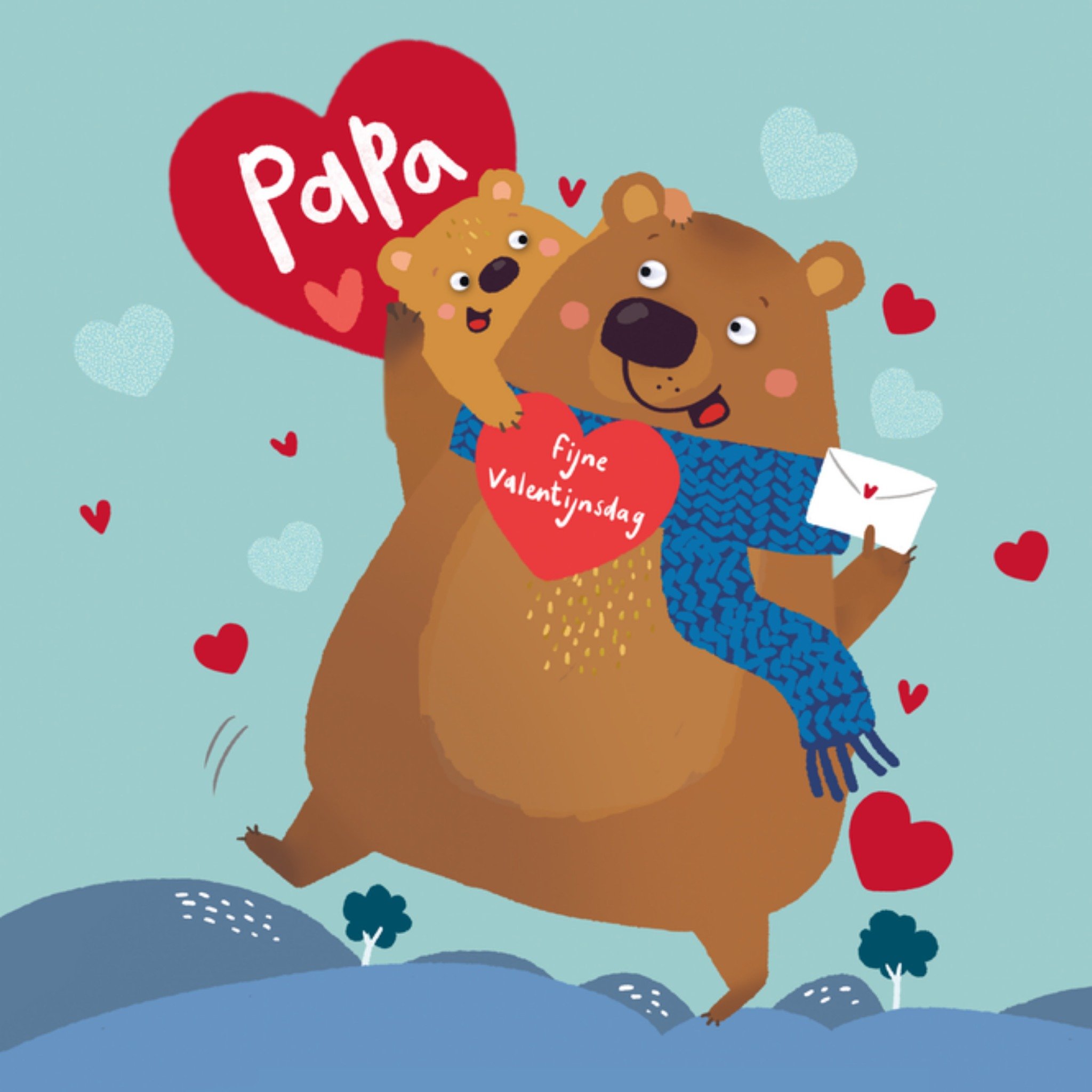 UK Greetings Valentijnskaart Papa Vierkante Kaart Greetz