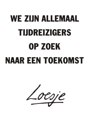 Loesje | Succeskaart | op zoek naar een toekomst