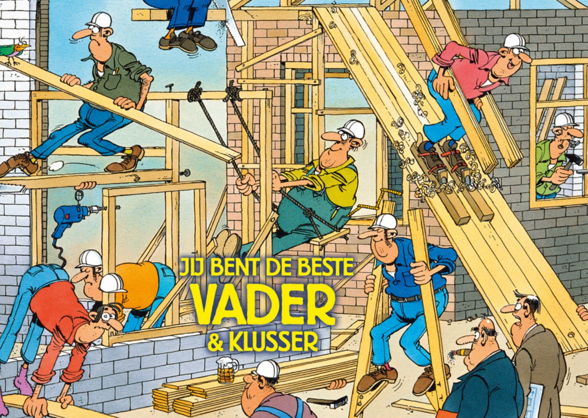 Jan van Haasteren Vaderdagkaart Beste Vader Klusser Standard Card