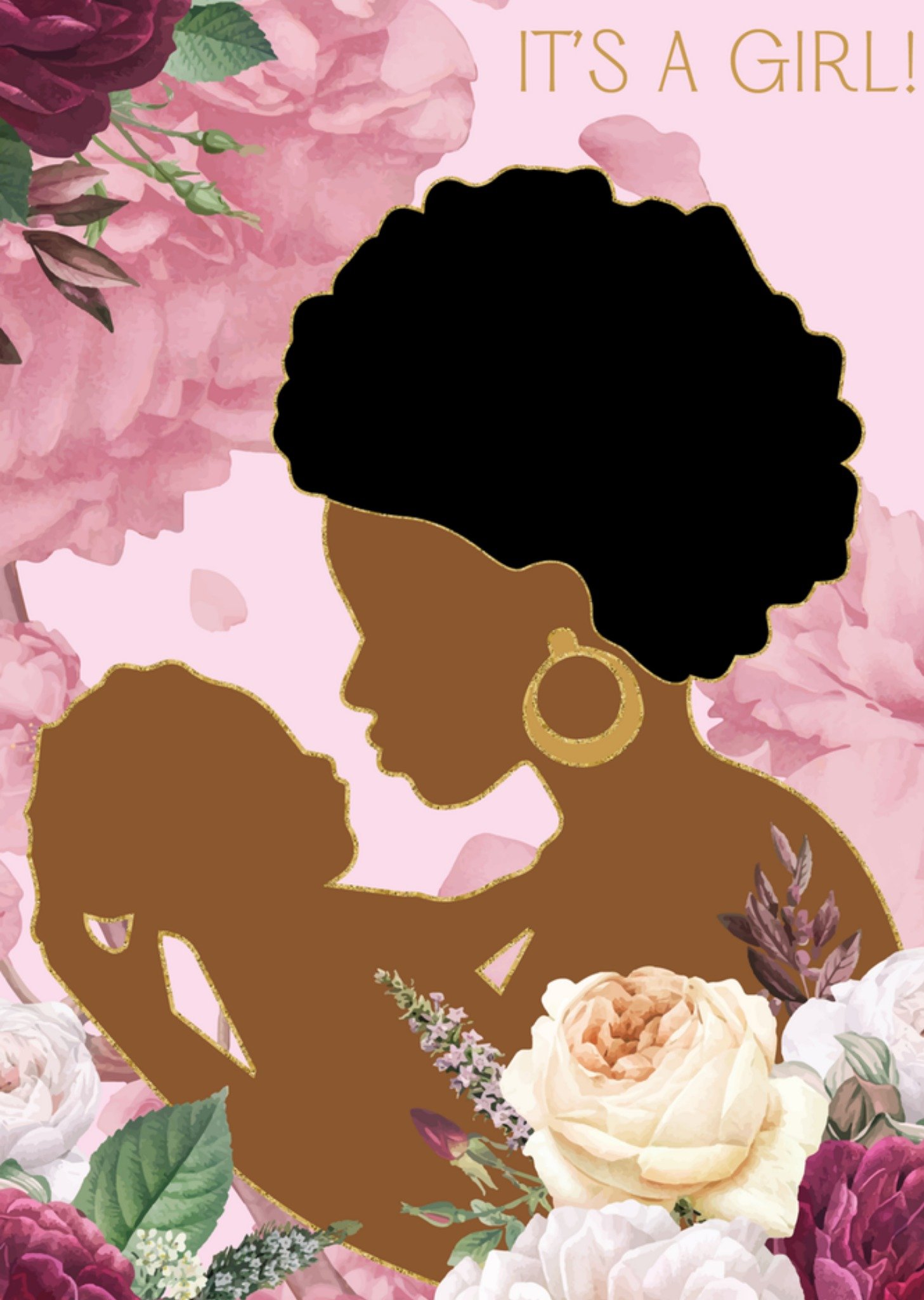 Anoela Cards Geboortekaart illustratie Kaart Anoela cards