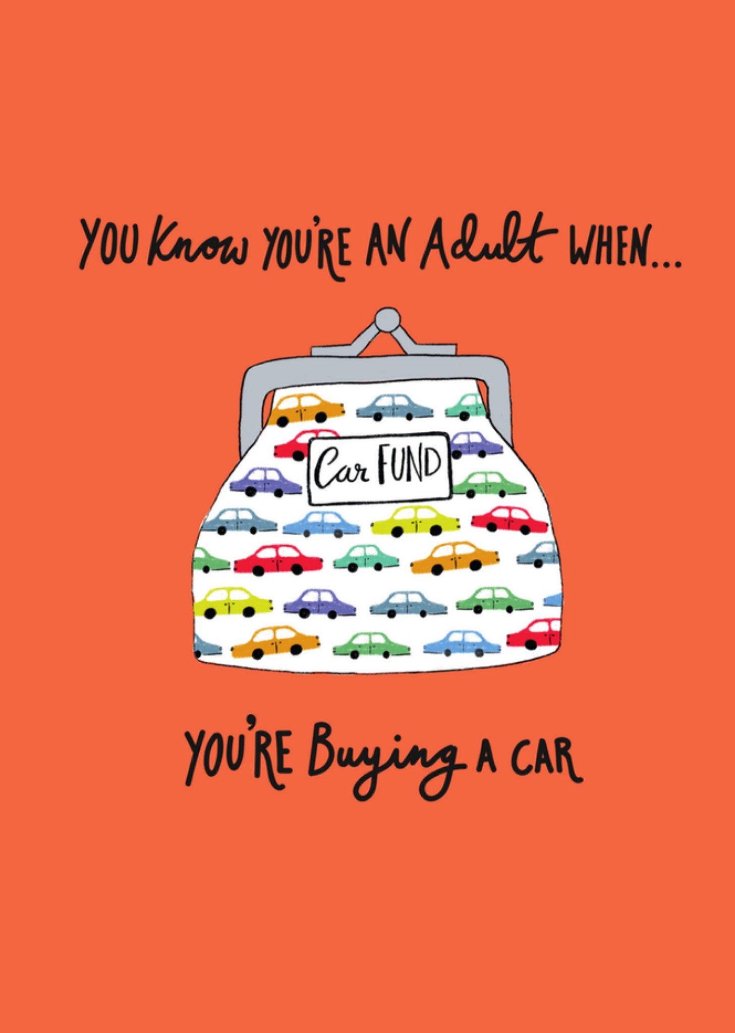 Verjaardagskaart grappig auto Kaart Greetz