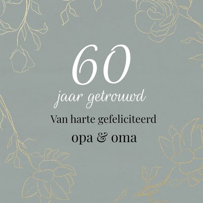 Huwelijksjubileum | Greetz | Opa en Oma