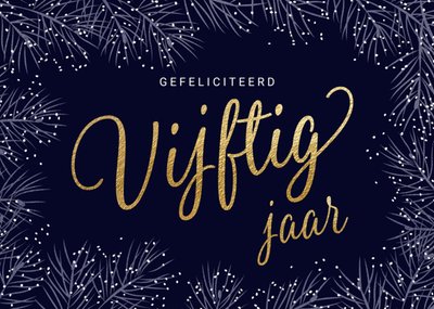 Luckz | Kerstkaart | verjaardagskaart | 50 jaar