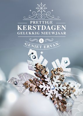 Paperclip | Kerstkaart | sneeuw