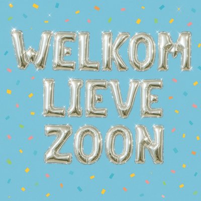 Greetz | Geboortekaart | Welkom lieve zoon