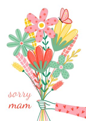 Marieke Witke | Sorry kaart | Bloemen